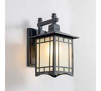 QYYZTQY Luci da Esterno, Lampada Esterna in Alluminio Esterno all'ombra, Lanterne a Parete Esterna Impermeabile per Il Portico Balcone del corridoio da Giardino per Patio (Colore: Vetro)