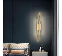 QYYZTQY Moderno Fonce a LED Dimmabile Vanity Light Acrilic Oro Accudo Interno per la Camera da Letto Bagno Viva Cucina Dining Room Lampada (Oro)