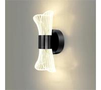 QYYZTQY Moderno Nero lineare Oro lineare con Applique a LED Lampada a LED a LED su Illuminazione per Il Soggiorno corridoio per corridoio Segno per Interni Luce a Parete Interno (Oro)