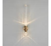 QYYZTQY Moderno Vetro Sogno Sogno SOGGIORNI Camera da Light alla Light Superficie Superficie Superficie A 2 LUTTO Lando Gold DEOFT, PLARCE del Molto Moderno (Colore: Luce Calda, Dimensione: 56x10cm)