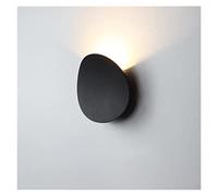 QYYZTQY Nessuna Lampada a Parete Minimalista Moderna stroboscopica corridoio Nero corridoio Lampada Decorativa lampace Letto per Letto luci di Lettura a Lettura, Palette Moderne (Colore: H,