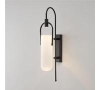 QYYZTQY Prontoni Moderni della Parete del Cilindro con paradisi in Vetro glassati Luce a Parete a LED per Camera da Letto da Bagno Soggio