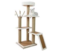 QYYZTQY Stroccia a rampicante Porta da Nido Albero di griglia per Arrampicata con Legno Unico in Un Pezzo, Piccola graffiante Dopo Lo scalatore del Gatto (C)
