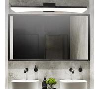 QYYZTQY Vanity Light Over Mirror Lamp Indoor Bathroom Waterproof Wall Long Strip Acrylic for Makeup Bedroom Living Room (Black-Neutral Light,80cm)