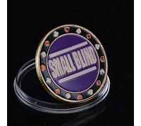 QYZXTH Poker Card Guard Protector Carte da Poker Metallo Souvenir Chips Set Casino Coin Poker Game Hold'em Accessori Moneta Fortunata per Lui-stile-27