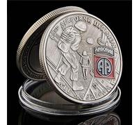 QYZXTH USA 82nd Airborne Division Challenge Coins Souvenir US Eagle Military Coin Collection-Default