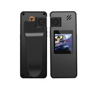 QZCX Bodycam, A32 Full 1080P Obiettivo HD Mini videocamera digitale for fotocamera Visione notturna grandangolare da 130 gradi Cam piccola montata sul corpo Sport DV(With 32GB TF Card)