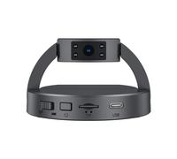 QZCX Bodycam, MD35 Mini telecamera da tavolo HD 1080P Telecamere di sicurezza a corpo rotondo Visione notturna Rilevazione di movimento Piccole videocamere DV in miniatura(4MP 2K)