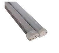 QZCX LED mais, 2PCS Condotto 2G11 Spina Luce 22W 100-277V Alto CRI Bianco Latte Strisce Cofano Trasparenti 2G11 LED Lampadine a mais a LED(Warm white 3000K)