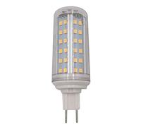 QZCX LED mais, Mais LED 10W G8.5 G8.5 alternativa CDM-TC 100W 85-265V coperchio trasparente Lampadine a mais a LED(Warm White3000K)