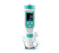 QZCX Misuratore TDS Digitale PH/Cloro/ORP/EC/TDS/Salinità/Temp/FAC Monitor della qualità dell'Acqua della Piscina Tester PH for Piscina Acquario Spa idroponica per Acqua Potabile, Piscina, Acquario