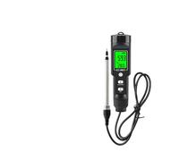 QZCX Misuratore TDS, Tester di EC del Terreno Multifunzione, termometro Digitale LCD, retroilluminazione Impermeabile, sonda Staccabile