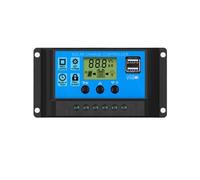 QZCX Regolatore di Carica Solare 400W-1000W 12V 24V 10A-30A Impermeabile Mulino A Generatore Eolico Pannelli Solari Regolatore di Carica MPPT Solare Processo di Ricarica Sicuro ed efficiente(30A)