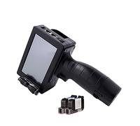 QZCX Stampante a getto d'inchiostro portatile Portable Data di scadenza variabile QR. Stampante for inchiostro a getto d'inchiostro a getto in mano Non facile da sbiadire(1set with 2Black Ink)