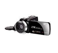 QZCX Videocamera Digitale, 2.7K Video Camera Camcorder Webcam 3.0 Inch IPS HD Touch screen FHD Camera Support Remote Control Original Camera(16GB SD Card,Standard)