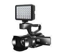 QZCX Videocamera Digitale, 4K Videocamere Videocamere Videocamere Registrazione con WiFi 30x Digital Zoom Vlogging Camera Ir Fotocamera digitale portatile visione notturna(16G SD card,RX-100-Light)