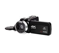 QZCX Videocamera Digitale, Videocamera 4K 48MP 16x. Digital Zoom Vlogging Telecamera Riempimento incorporato Light touch screen Vlogging for Vlog Recording Photography Recorder CAM(16 G SD Card,AF1)