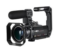 QZCX Videocamera Digitale, Videocamera videocamera Full HD Z20 1080p IR Camere Vlog VISO Night Vision for il blogger che spara a casa uso domestico(Bundle A)