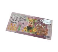 Qzdtue Ancestor Offering Notes, Heaven Bank Currency, Traditional Ritual Money, 5.90 Inches, 5 Million Euro Bills, 500 Piece Set, Ideal for Funeral Altars, Memorials, Graves, Afterlife