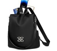 Qzdtue Anti-Theft Backpack Purse, Lightweight Large Casual Daypack, Chest Bag Purse for Women, Commuter Bag with Water Bottle Holder, Secure and Stylish Everyday Backpack,Lightweight Large Daypack