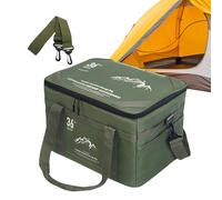 Qzdtue Camping Bags, Cooking Utensil Organizer, 36l Gear Storage Pouch,16.54x12.2x10.24 Inches, Built in Tabletop, for Backpacking, Hiking, Beach Adventures, and Outdoor Travel