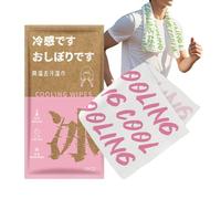 Qzdtue Cooling Wipes Pack, Travel Size Body Towels, Portable Refreshing Cleansing Cloths, Personal Care Solution for Hot Weather, Fitness Camping Cycling Picnic Summer Festival Use