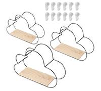 Qzdtue Floating Shelf, Cloud Floating Shelves for Bedroom, 5.91 pollici, 3 Storage Organizer, Modern Shelving Rack, Home Decor, Living Room, Kitchen Organization and Storage