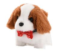 Qzdtue Giocattolo del cane che abbaia, Giocattoli per Cuccioli di Peluche di Coniglio Interattivo - Attività educative per, Walking Barking Robot Animale Giocattolo per Vacanze Compleanno