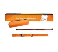 Qzdtue Golf Practice Allineamento Tool, Golf Training Equipment, Portable Golf Trainer, Golf Allineamento Stick Set, Golf Swing Aid Stick 60 cm/23,62 pollici for All Skill Levels, Golf Training