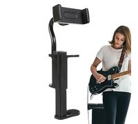 Qzdtue Guitar Phone Stand, Smartphone Clip Mount, Regolabile Holder Clamp, 2,36 x 1,97 x 5,91 pollici, Hands- Supporto Tool, Recording Accessory for Video-Calling, Streaming, Traveling