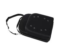 Qzdtue Hat Travel Case, Eva Bumper Hat Box with Shoulder Strap, 25 x 13,5 x 31 cm, 9,84 x 5,31 x 12,2 pollici, ampia capacità per viaggi e casa, nero, portatile e conveniente, Nero , Se référer au