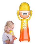 Qzdtue Kids Microphone, Wireless Toddler Singing Microphone, Singing Toy, Early Childhood Development, 8.46x2.36x3.74 inches, Educational Music Game for Kids