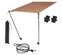 Qzdtue Lawn Chair with Canopy, Beach Umbrella Seat, Heavy Duty Folding Frame, 27,56 pollici Built in Sunshade Shelter, for Patio, Hiking, Garden, Adulti, Tailgates, Sport, Outdoor Travel