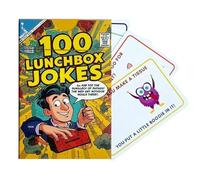 Qzdtue Lunch Jokes, 50 Sheet Travel Game with Humorous Cards, Funny with Easy Read Format, Entertainment Activity with Portable Design, for Students Family Gatherings Classroom Activities Camping