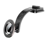 Qzdtue Magnetic Car Phone Mount, Foldable Mobile Stand, Vehicle Accessories Holder, 360 Degree Adjustable, Strong Magnetic Grip, Dashboard and Center Console