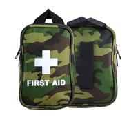 Qzdtue Medicine Bag, Multifunctional Medicine Storage Bag, Survival Backpack, (Army Green) 6.3x4.13x2.36 Inches, Waterproof Camping Tote for Home Outdoor Travel