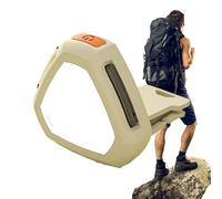 Qzdtue Running Lights, Ricaricabile Warning Lamp, 3-Mode Chest Light, ABS Material Design, Flashing Safety Light with Magnetic Clip, Camping Hiking for Biking Outdoor Adventure Dog Gear