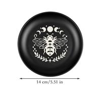 Qzdtue Scrying Bowl, Prayer Offering Bowl, Ritual Holder Plate, Vintage-Inspired Design, Symbolic Religious Accent, Ideal for Meditation, Worship, Manifestazione, Ceremony, Spiritual Decor
