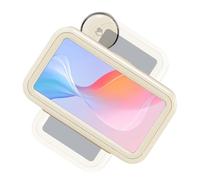 Qzdtue Shower Phone Holder - Rotatable Touch Screen Wall Mount Stand, Waterproof Shower Phone Mount Anti Fog Design, Adjustable Viewing Angle Holder for Wall Bath Pool Bathtub Kitchen Bedroom