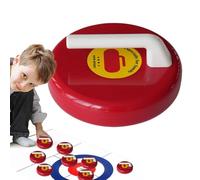 Qzdtue Shuffleboard Pucks, set da gioco portatile da tavolo, attrezzatura sportiva compatta per il libero, 11 x 6 cm, per adulti, bambini, ufficio, feste e riunioni di famiglia, intrattenimento