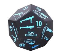 Qzdtue Workout Dice, Fitness Game Set, Portable Exercise Tool, 12 x 10 x 10 cm Strength Training Aid, 2 confezioni Foam Home Gym and Travel Workout Motivation Approach to Exercise