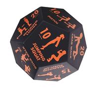 Qzdtue Workout Dice, Fitness Game Set, Portable Exercise Tool, 12 x 10 x 10 cm Strength Training Aid, 2 confezioni Foam Home Gym and Travel Workout Motivation Approach to Exercise