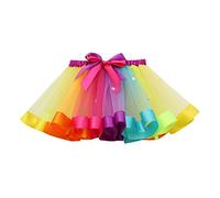 Qzeanxy Gonna Tulle Bambina - Gialla Rossa Vestito Arancione Casual Tutu Nera Comodo Donna Blu Viola Cometa Bianca Leggero Ballerina Elegante