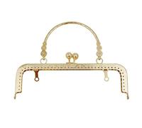 QZHAXITYT Struttura della Borsa in Metallo | Multicolor for realizzare borsette: chiusura a bacio(Gold)