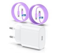 QZIIW Caricabatterie per iPhone 15 16, 20W Apple originale caricatore rapido con 60W 1M+2M cavo di ricarica rapida per iPhone 16/16 Pro/16 Max/16 Plus/i Phone 15/15 Pro/15 Max/15 Plus/iPad Pro/Air