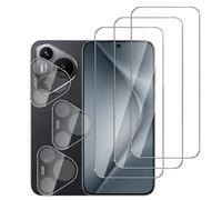 QZJinch 3+3 Pezzi Pellicola Vetro Temperato per HUAWEI Pura 70,3 Pezzi Pellicola Protettiva e 3 Pezzi Pellicola Fotocamera,Bordi curvi 2.5D,Ultra HD,Senza Bolle,Anti-Graffio,Durezza 9H