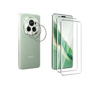 QZJinch Pellicola Vetro Temperato per Honor Magic 6 Pro - 2+2 Pezzi Con Protezione Fotocamera, 3D Copertura Totale, Ultra HD, Senza Bolle, Anti-Graffio, Durezza 9H