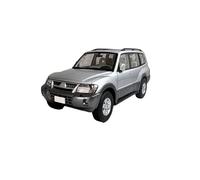 QZKUUELCA Modellino Realistico Auto 1:18 per Mitsubishi Pajero V73 Modello di Auto Statica in Lega Simulazione Collezione Domestica Replica Auto Modellini di Veicoli A Motore in Scala(Silver)