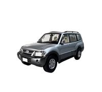 QZKUUELCA Modellino Realistico Auto 1:18 per Mitsubishi Pajero V73 Modello di Auto Statica in Lega Simulazione Collezione Domestica Replica Auto Modellini di Veicoli A Motore in Scala(Green)
