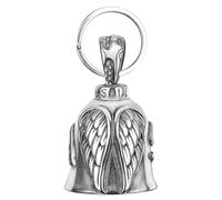 QZQUFJ Campanella Moto Guardian Bell Originale, Campanellino Motociclisti, Portachiavi Moto Portafortuna, Angelo Custode Con Anello Appeso Per Auto Elettriche, Moto, Biciclette Ecc.